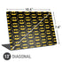 DC Comics Batman Logo Pattern Universal Laptop 13in (10.6 x 7.6in) Skin